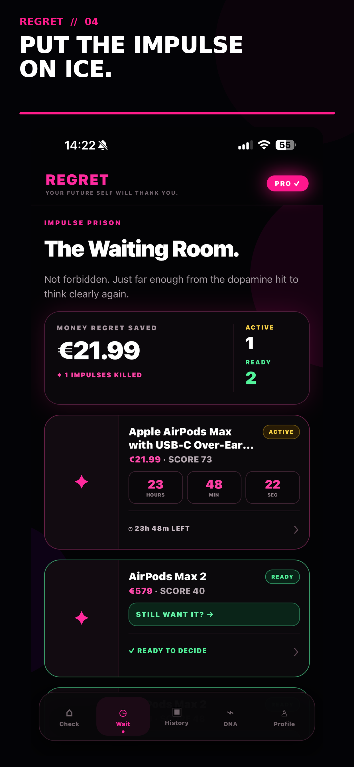 REGRET Waiting Room
